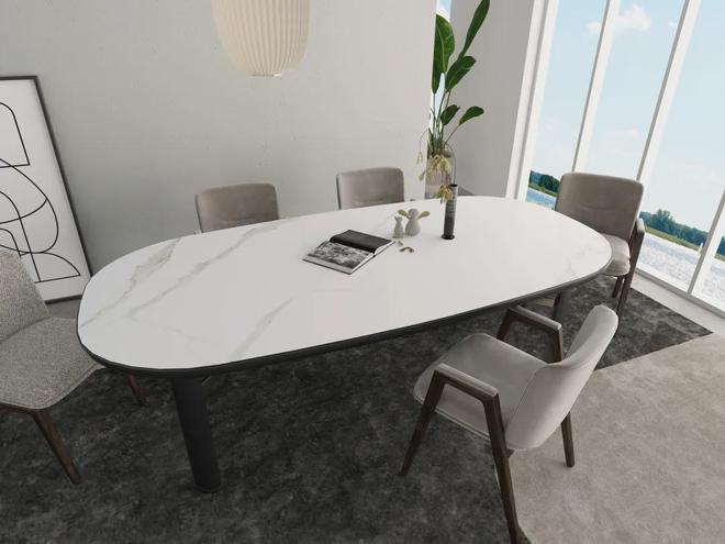 k1ty最新版岩板餐桌大行其道或将取代传统餐桌！